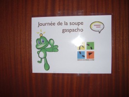 Den polévky gazpacho - Clermont Ferrand